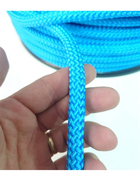 Corda de nylon trançada 12mm x 100 metros azul
