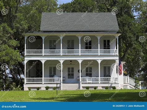 Plantation style house stock image. Image of dream, lawn - 2428951