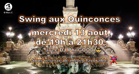 Dansons le swing aux Quinconces, Place des Quinconces, Bordeaux, 13 ...