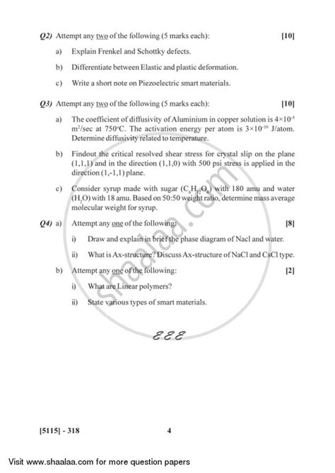 Elements of Materials Science 2016-2017 B.Sc Physics Semester 5 (TYBSc ...