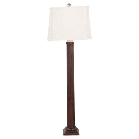 Brass Rectangular Column Floor Lamp at 1stDibs | floor lamp column ...