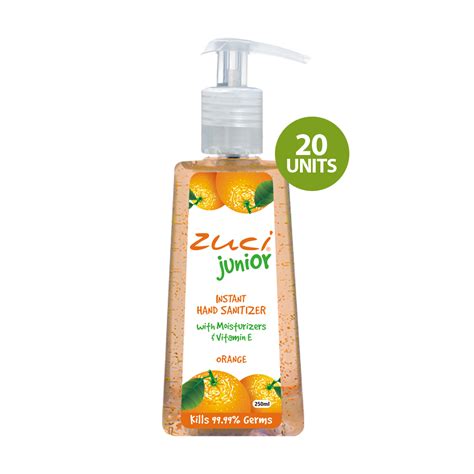 Zuci Junior Instant Hand Sanitizer (Orange - 250 ml) – Zuci Naturals