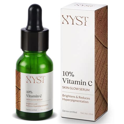 Xyst 10% Vitamin C Face Serum for Glowing Skin Women & Men 15ml ...
