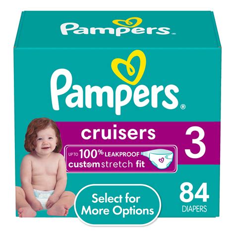 Pampers Cruisers Diapers Size 3, 84 Count (Select for More Options ...