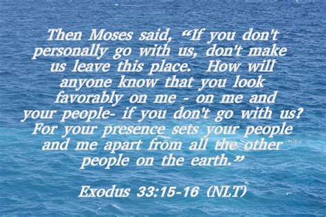 Exodus 33:15-16 Faith Quote