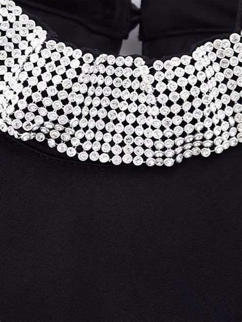 Elizabeth Diamond O neck Off Shoulder Maxi Dress – TrenBee