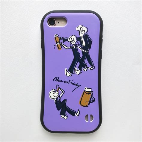 Beer Purple スマホケース【iFace型】紫パープル iPhone | ANNOSAKURA