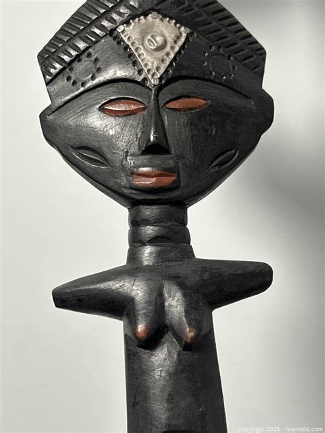 Carved Ghanaian Wood Walking Sticks, 3 | Maxsold