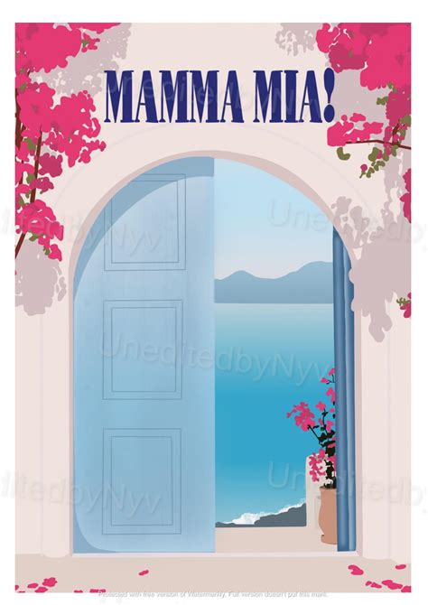 Mamma Mia Movie Poster Minimalist - Etsy UK