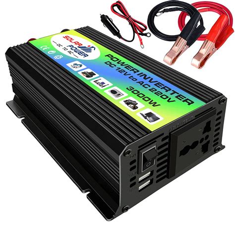 EXCLUZO Peaks Power 3000W Modified Sine Wave Inverter High Frequency ...