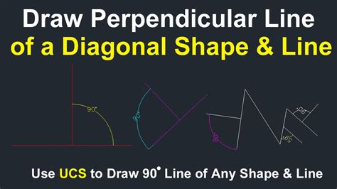 AutoCAD Perpendicular Line 的图像结果