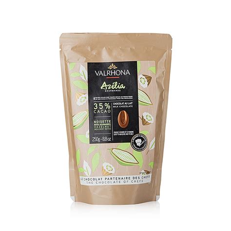 Valrhona Azelia, findik kuverturu, %35, Callets, 250 gr, canta ...