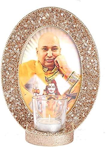 Treasure Hunt® Handcrafted Jai Guruji Swaroop Tabletop Photo with Frame ...