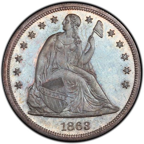 1863 Seated Liberty Silver Dollar Values - Live Pricing | CoinValues.com