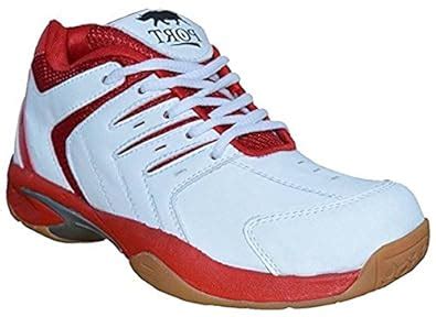 Buy Comex Port Men's Indoor Court Shoes (Size 6 ind/UK) Red at Amazon.in