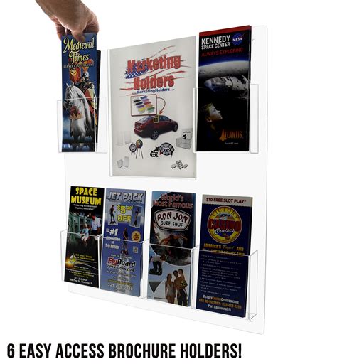 Marketing Holders Lightweight Literature Pamphlet Ad Promotional Frame ...