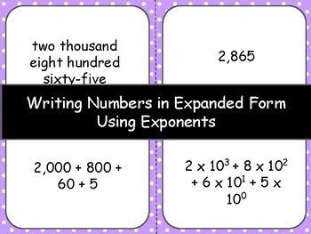 Image result for Exponential Expression in Expanded Form