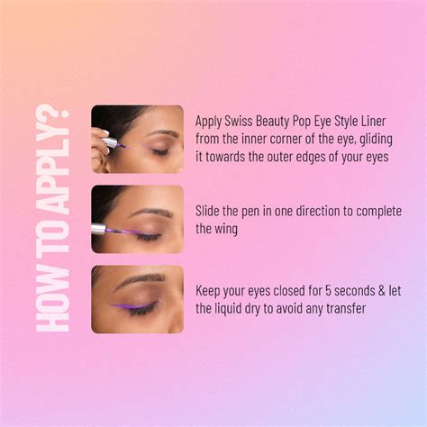 Buy Swiss Beauty Waterproof Pop Eyeliner With Smudge Proof and Quick ...