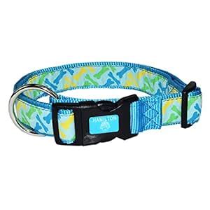Buy Hamilton 5/8" x 12"-18" Adjustable Dog Collar with Diamond Plate ...