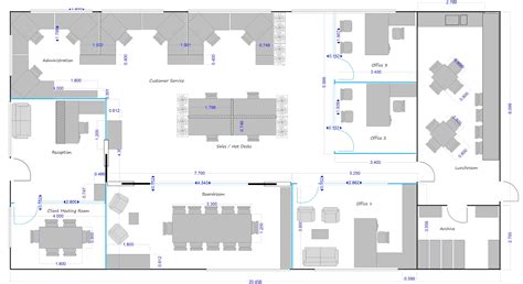 Floor Plans For Desks