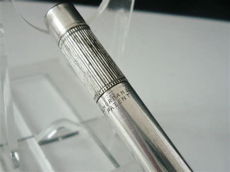 White Metal Propelling Pencils, 2, Sampson Mordan, Box of Lead Refills ...