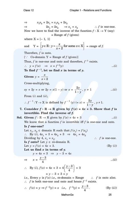 Image result for Maths Class 12th Chapter 1