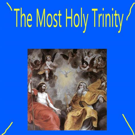 Image result for Most Holy Blessed Trinity