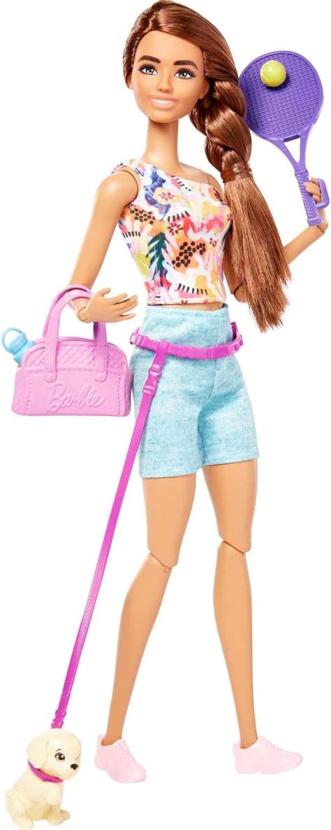 Barbie Wellness Doll, Workout Theme with Accessories : Amazon.in: Toys ...