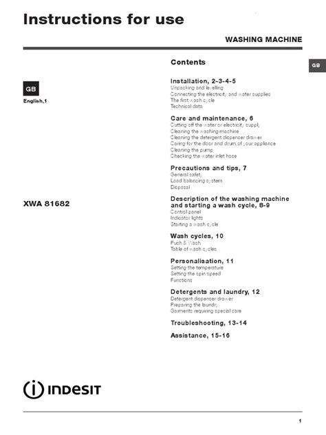 Image result for How to Operate Washing Machine Mannual