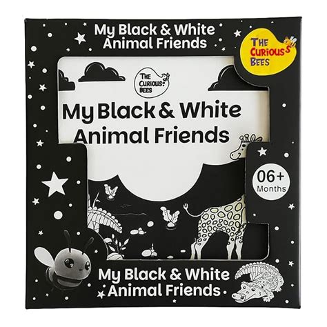 Buy The Curious Bees - My Black & White Animal Friends | High Contrast ...