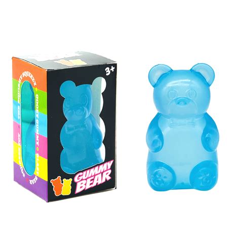 Schylling NeeDoh Gummy Bear - Sensory Fidget Toy with Jelly-Like ...
