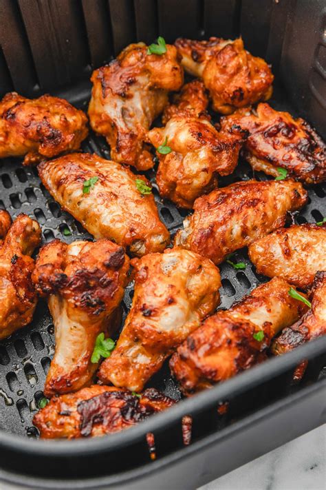 Air Fryer Frozen Chicken Wings - cheapchickenrecipes.com