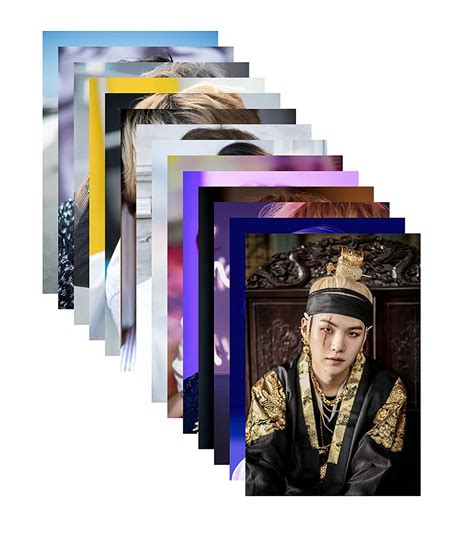 PRINTNET Pack of 14 BTS Photo Cards, Paper, Multicolour, 4.1 x 5.8 Inch ...