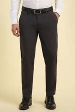 Buy Men Grey Slim Fit Solid Formal Trousers Online - 39872958 | Allen Solly