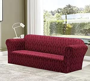 House of Quirk Stretch Sofa Slipcover Easy Fitted with Durable Washable ...