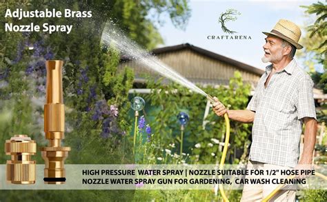 CRAFTARENA High Pressure Brass Water Spray | Adjustable Water Spray ...