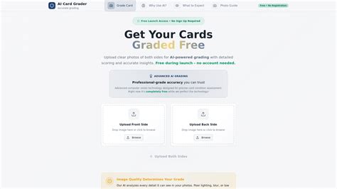 Free AI Card Grading - Instant Professional Trading Card Authentication