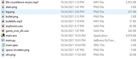 Image result for Python Pygame Files to exe