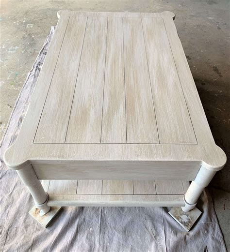 Whitewash Furniture DIY: Coffee Table Makeover