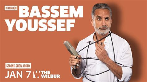 A Night with Bassem Youssef (ENGLISH ONLY), The Wilbur, Boston, 7 ...