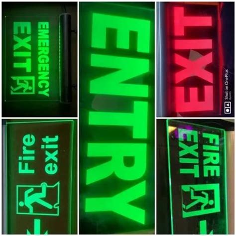 acrylic led sign board - Led Acrylic Sign Board Service Provider from ...