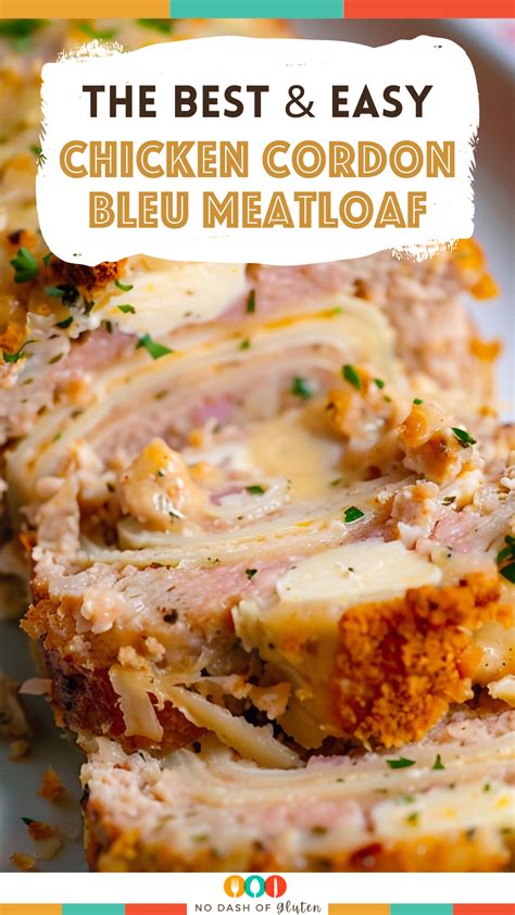 Chicken Cordon Bleu Meatloaf Recipe | Recipe | Recipes, Chicken cordon ...