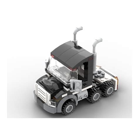 Custom Toys & Hobbies inc. Building Bricks Toys MOC Semi-Truck Tractor ...