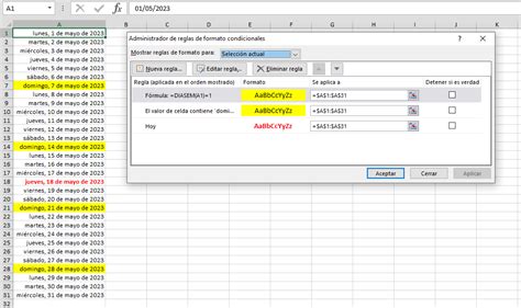 Image result for Condiciones En Excel Con Fecha