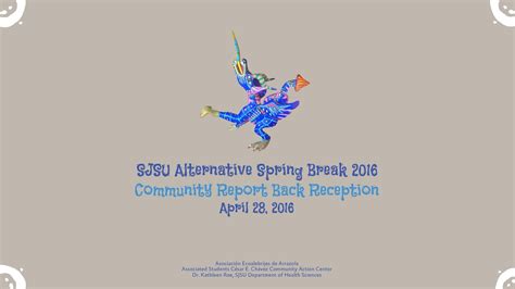 SJSU | Alternative Spring Break Spring 2016 - YouTube