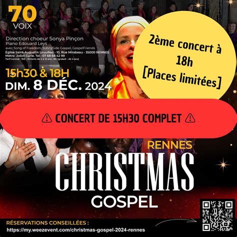 [COMPLET] CHRISTMAS GOSPEL 2024 ?? [Concert Gospel Rennes 70 voix ...