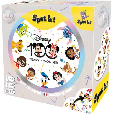 Amazon.com: Spot It! Disney 100 Years of Wonder Card Game | Fast-Paced ...