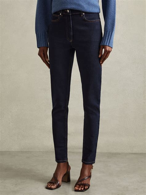 Reiss Petite Skinny Jeans in Dark Blue - REISS