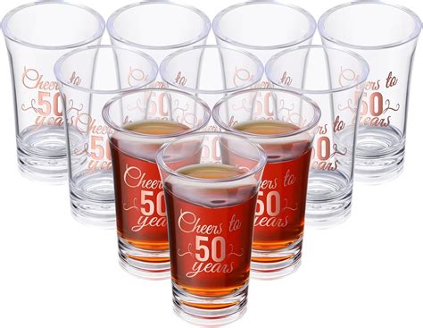 Amazon.com | Sliner 48 Pack Birthday Shot Glasses Bulk Unbreakable 1.4 ...