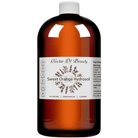 Buy Orange water facial toner 100% pure hydrosol pores spray mist bulk ...